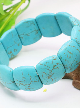 民族风绿松石配饰生日礼物手串