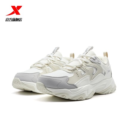 特步猫爪棉鞋丨跑鞋2025冬季女鞋户外女款二棉鞋正品减震运动鞋子