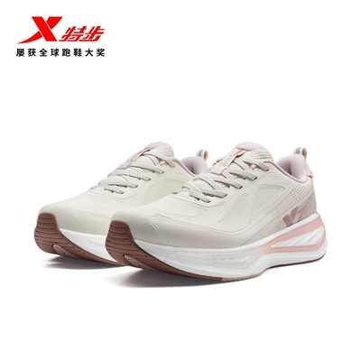 特步星耀3.0｜跑步鞋加绒2025冬季新款低帮女鞋防滑减震保暖跑鞋