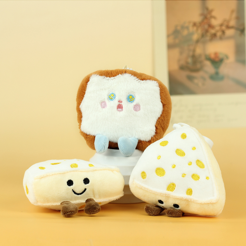 小面包挂件毛绒玩具公仔