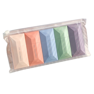 长立渐变色静音修正带学生用涂改带莫兰迪高颜值女生网红修改带顺滑日系卡片式便携不卡带大容量实惠装改正带