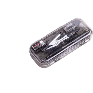 晨光圆规套尺子工程制图绘图初中生小学生用金属作图工具专业机械实用型文具套装铅笔圆规直尺橡皮多件套装