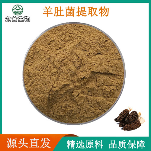羊肚菌提取物20:1 粉末水溶羊肚菌粉天然原料浓缩精华袋装赠量勺