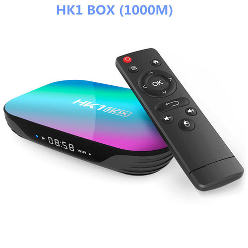 HK1 BOX 机顶盒 安卓9.0 S905X3 4G/128GB 高清网络播放器 tvbox