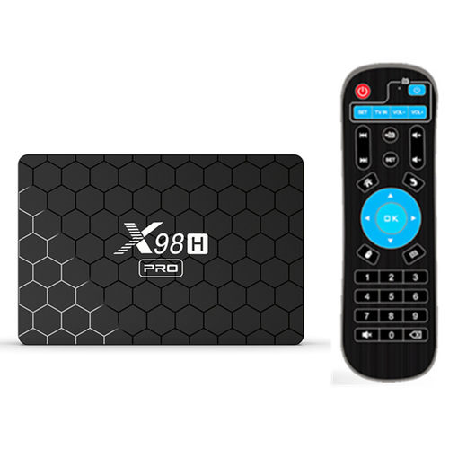 X98H PRO H618 Android12 机顶盒 带蓝牙 WIFI6 4GB+64G 电视盒子