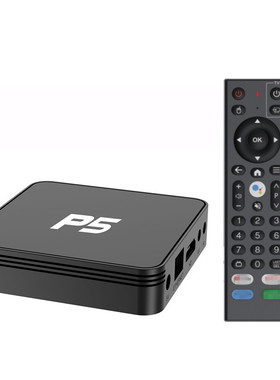P5机顶盒 全志H313盒子 双频5GWIFI语音遥控 高清播放器2GB/8GB
