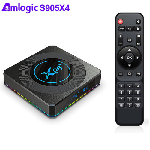 X96 X4 S905X4机顶盒 安卓11 4G/64G 8k双频网络高清播放器tvbox