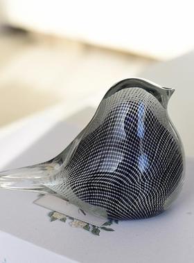 CH160外贸出口琉璃鸟摆件瑕疵品特价清仓鸟嘴磕伤