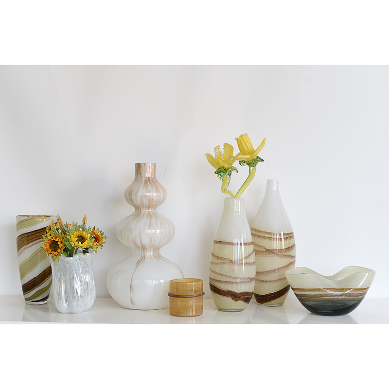 158每周一三五上新 外贸样品玻璃花瓶孤品捡漏家居装饰品A12-3