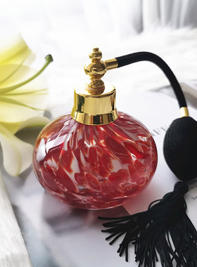 CHUHE玻璃喷雾气囊香水瓶复古