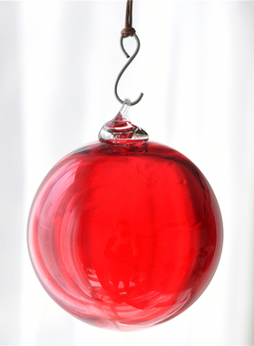 外贸出口彩色玻璃圣诞球