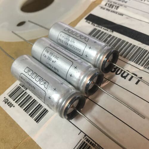 议价瑞典RIFA银子弾PEG124系 330UF25VDC