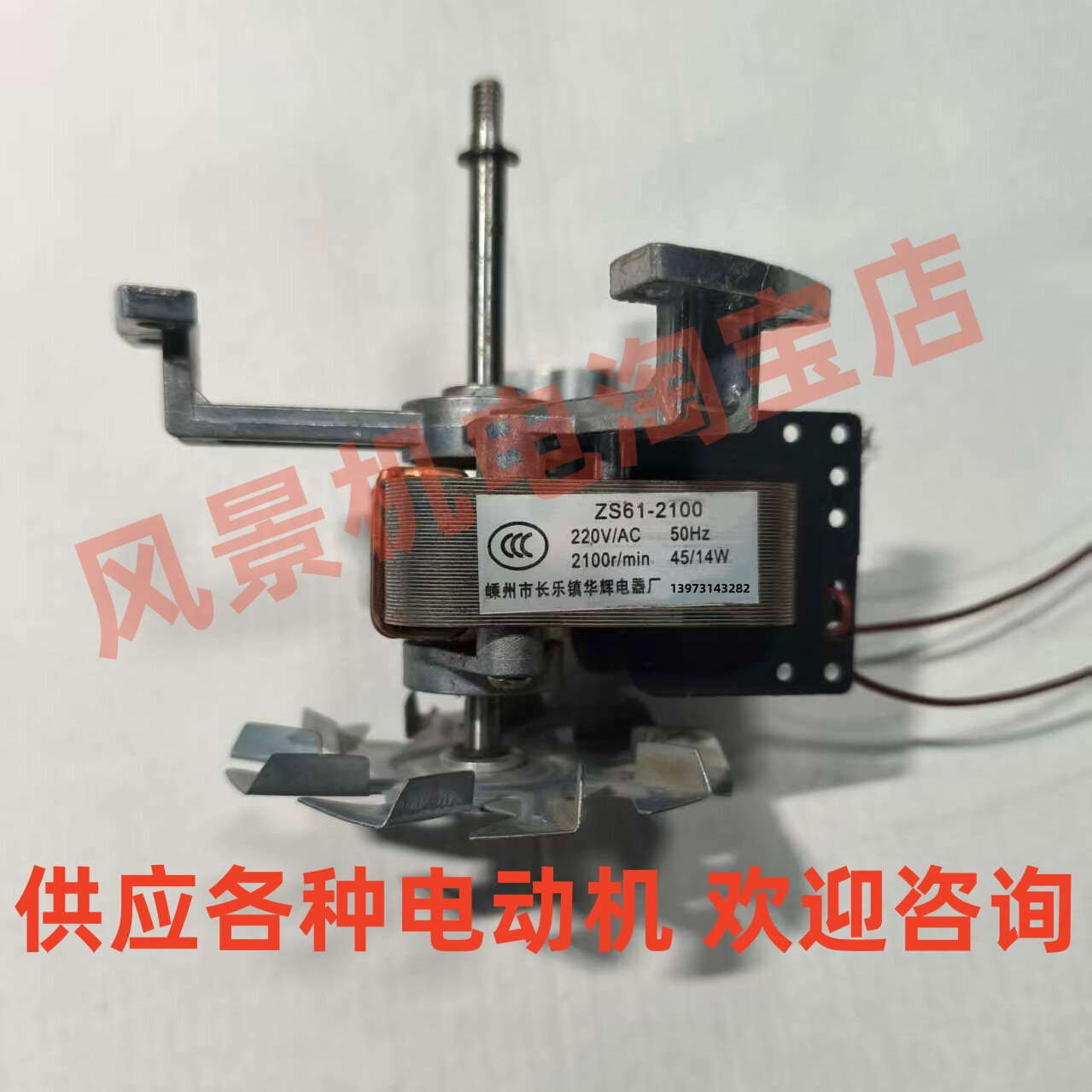 ZS61-2100电机 供应各种嵊州市长乐镇华辉电器驱动马达 低