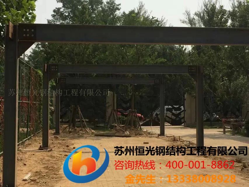 苏州钢结构货架平台钢结构楼梯楼房钢结构加层图片