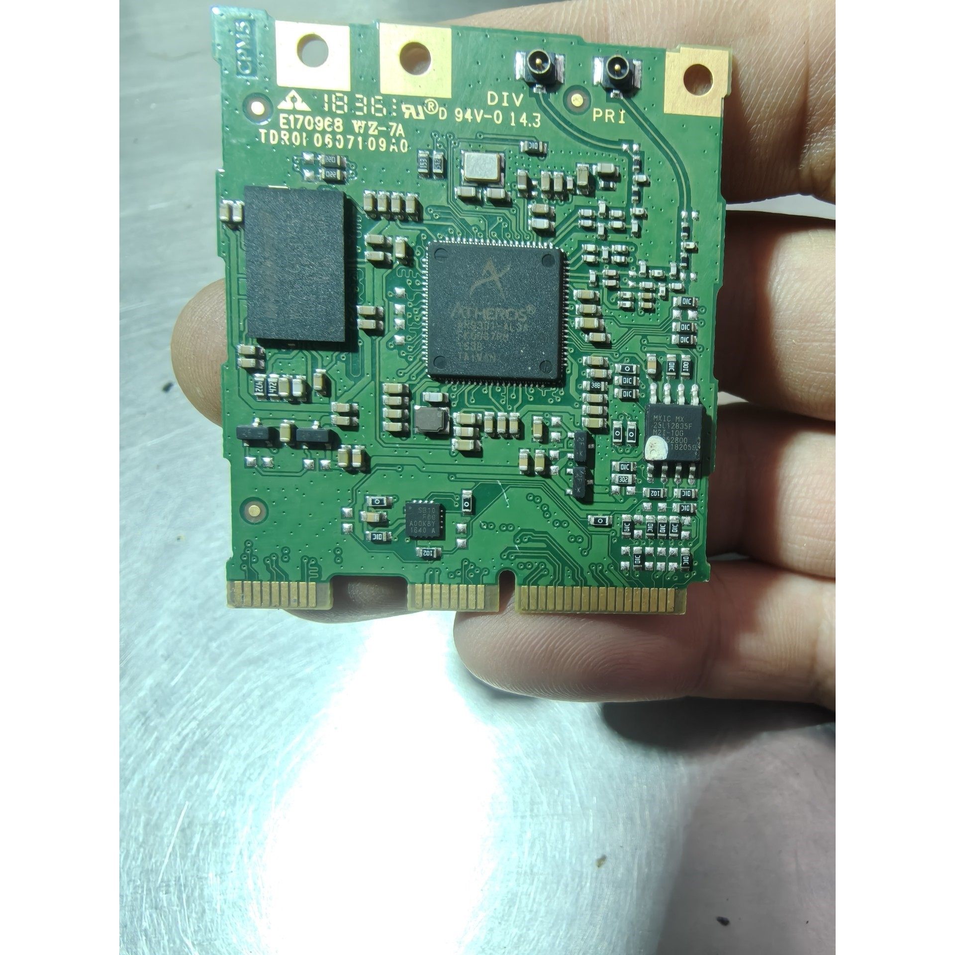 CPM5无线网卡模块,型号ATH9331-AL39,双面PC