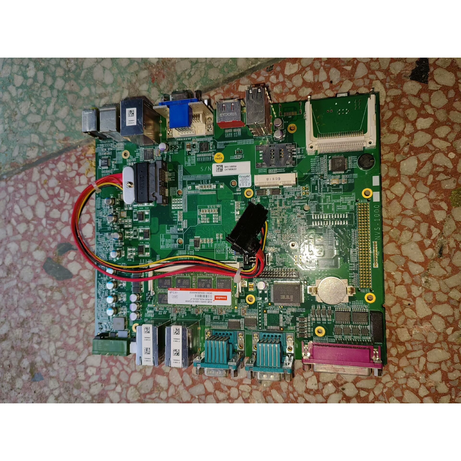 NVS-1000 i7-640m 4G内存   工业主板