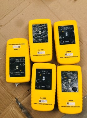 法国CA C.A6609相序仪,功能正常,只有表没有配件,成