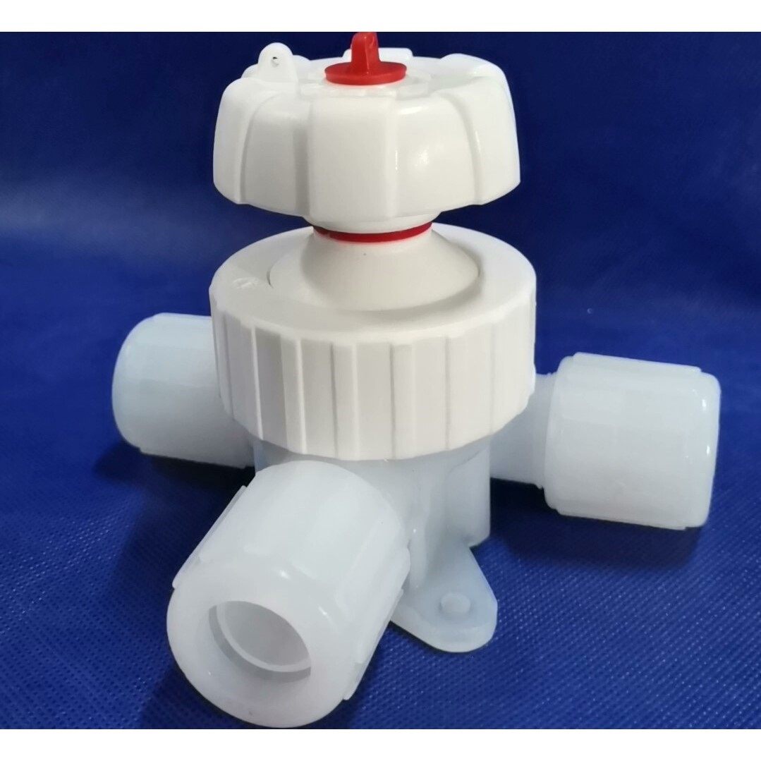 GEMU盖米手动隔膜阀 三通阀 PFA手动隔膜阀C67 12