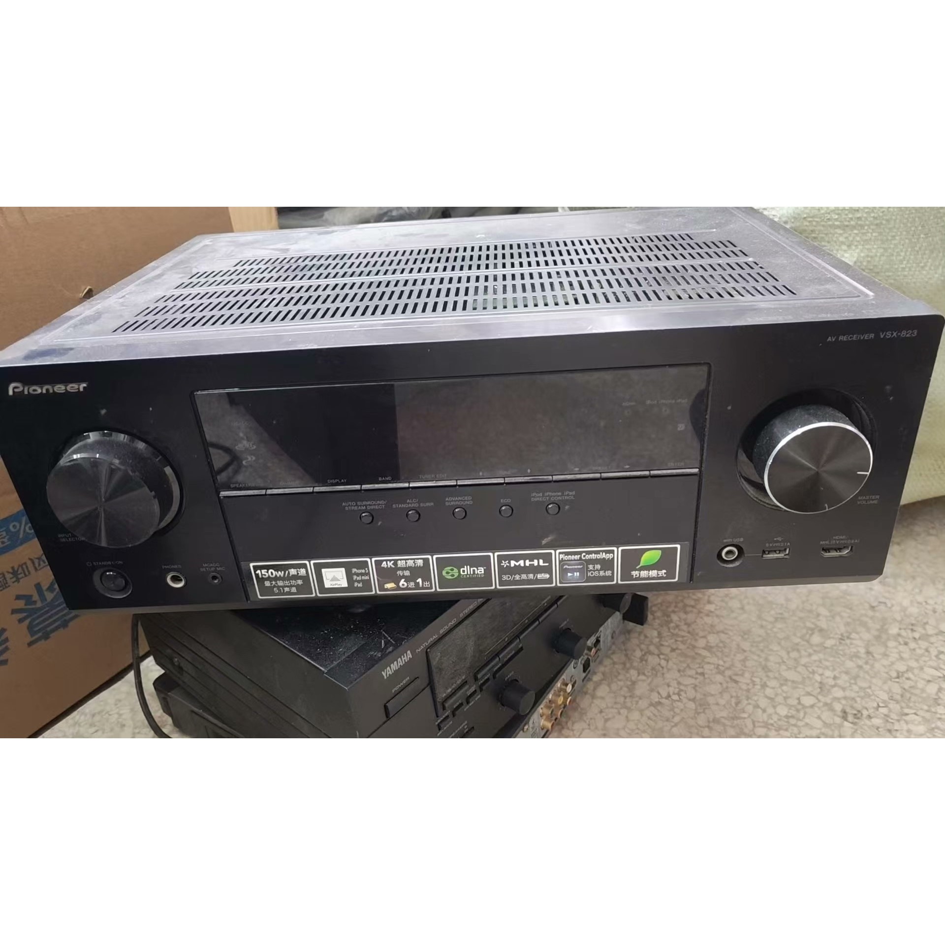 先锋PIONEER功放,VSX-823-K支持4K,6进1出