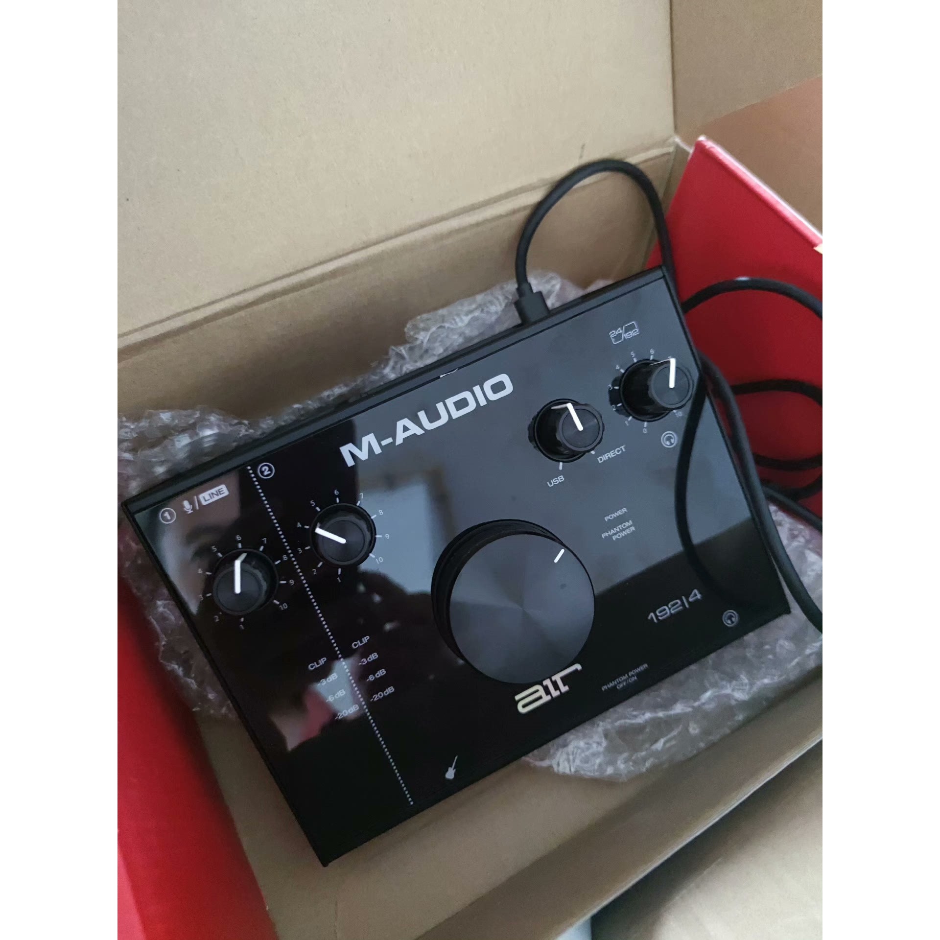 M-audio AIR192|4专业录音外置USB声卡编曲混