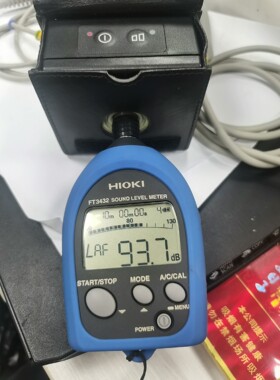 日本FT3432噪音计 校准器精度就是这个样子