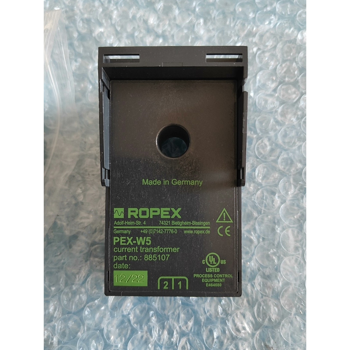 德国ROPEX PEX-W5电流互感器,型号885107,2