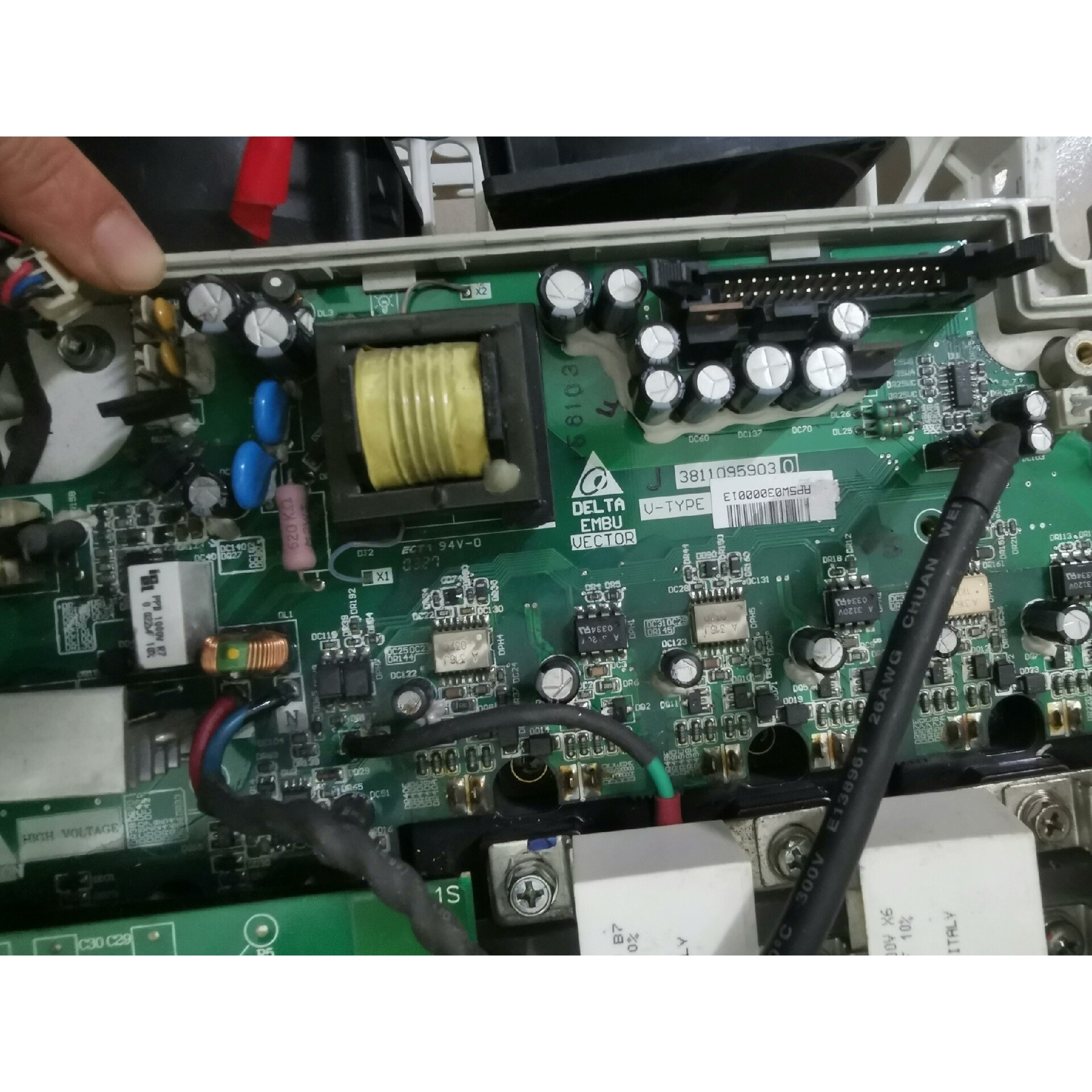 台达变频器VFD150V43A驱动板 V-15KW电源板,3