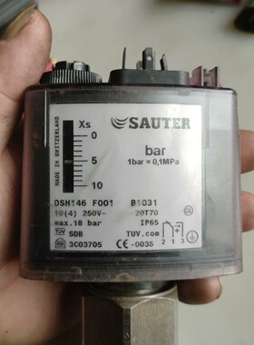 SAUTER压力开关DSH143F001,如图实拍,功能包好