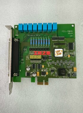 泓格PEX-P8R8i PCI-E总线高速8通道隔离数字输入