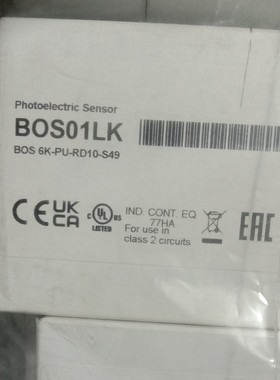 全新巴鲁夫光电传感器 BOS01LK,型号 BOS 6K-P