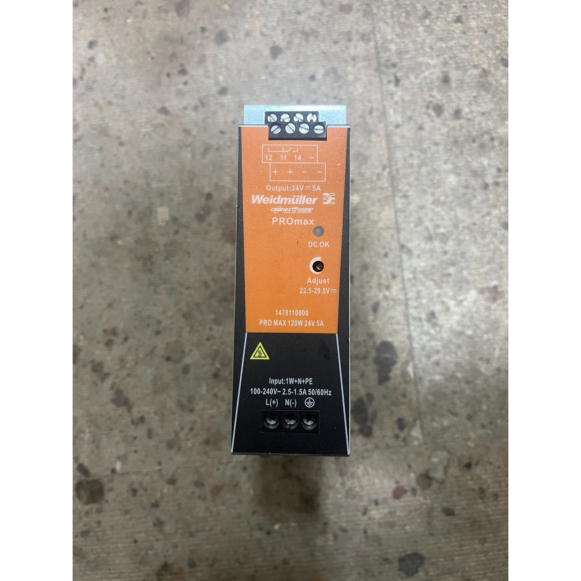 二手原装拆机魏德米勒PRO MAX 120W 24V 5A
