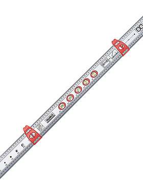 挂画工具多功能水平尺木工吊柜打孔点定位神器多功能画线器角度仪