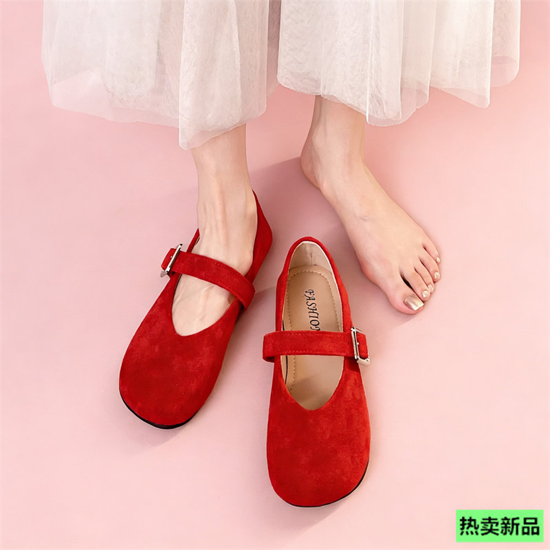 豆豆鞋女2026春秋新款浅口圆头单鞋软底百搭休闲工作鞋上班平底鞋,女鞋,浅口单鞋,淘宝优惠券,粉丝福利购,淘宝优惠卷