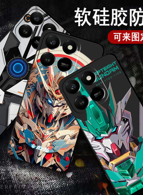 适用荣耀400smart国外版手机壳5G版Honor 400 Smart保护套LGN-NX1硅胶全包边复古机甲壳防摔软保护外壳