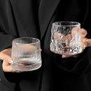 咖啡杯威士忌酒杯ins風冷萃杯 高顏值玻璃杯轉轉杯家用水杯冰美式