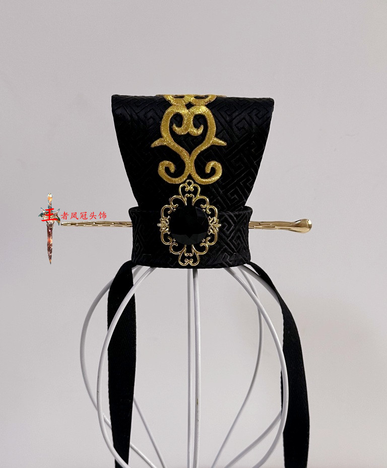 秦汉发冠西汉卫青头饰古装公子少爷发饰将军影视演员头冠88款