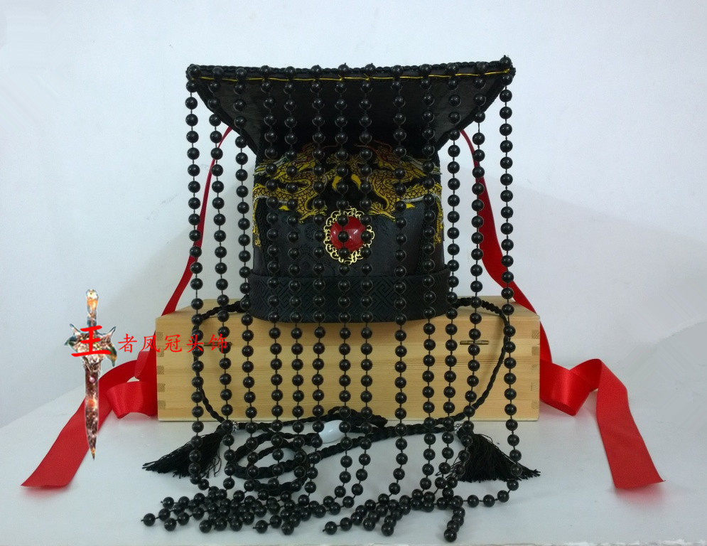 秦始皇帽汉朝皇帝帽子头饰古装汉服婚礼头饰发饰影楼拍照头饰21款