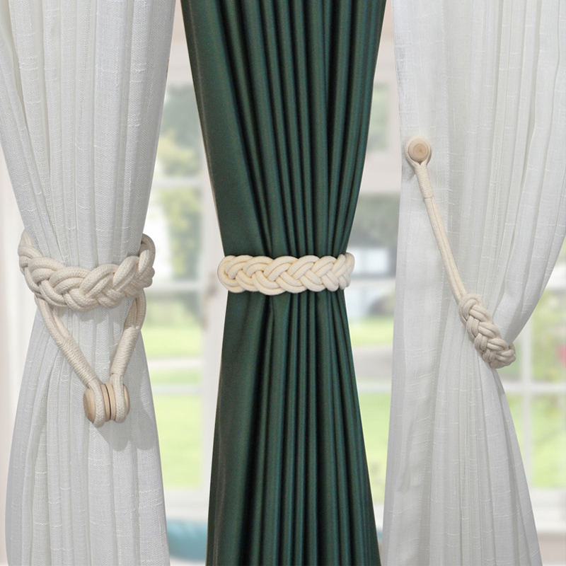 窗帘中式客厅北欧家用简约ins风