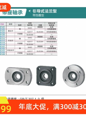 对边法兰轴承座 BFJ21/22/23/24/26-6003ZZ 6203ZZ 6804ZZ 6904ZZ
