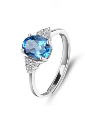 正宗昱珀戒指 昱珀饰品 苦情痣川字掌断掌山头火大海水路旁土