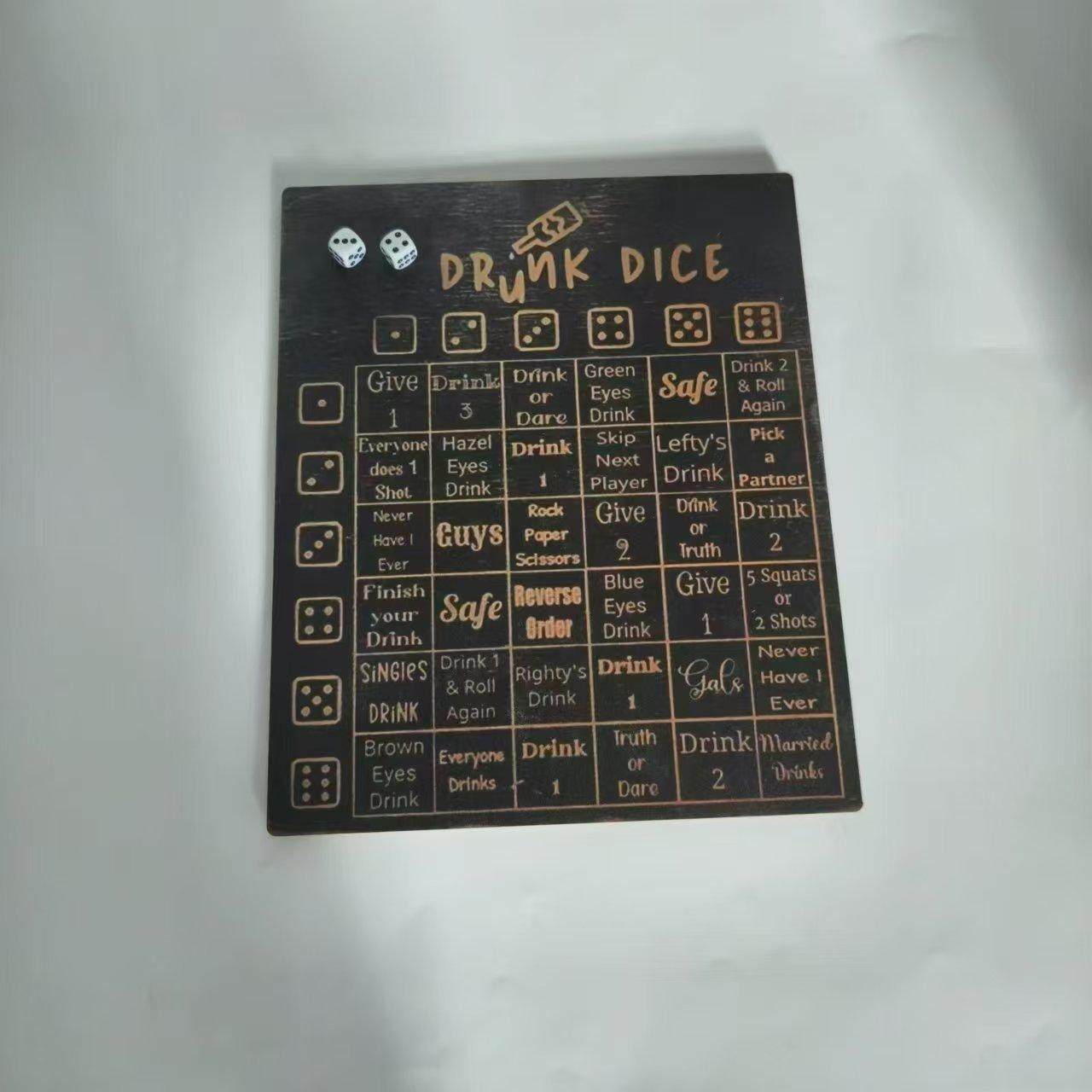 今晚不要回家饮酒游戏木质套装