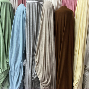 进口针织羊毛面料弹力棉毛混纺打底衫开衫线衫亲肤柔软服装布料