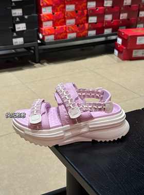 匡威夏款RunStar UtilityCX休闲厚底休闲沙滩凉鞋A07545C A07611C