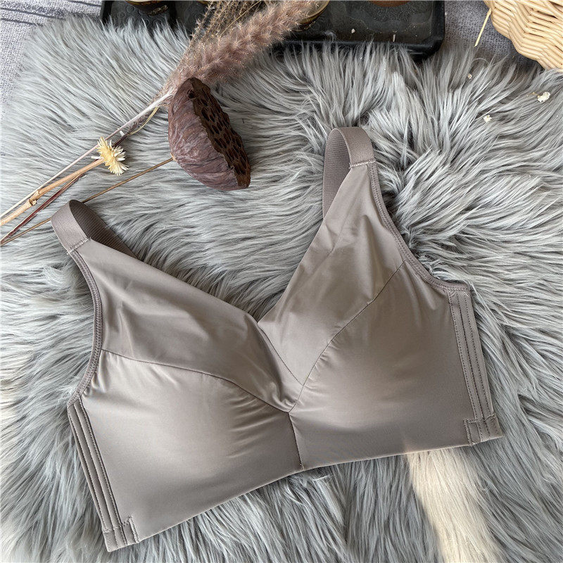 3袔苡莥CD杯大码大胸胖女人薄款四排扣光面全罩杯高侧收调整型内衣