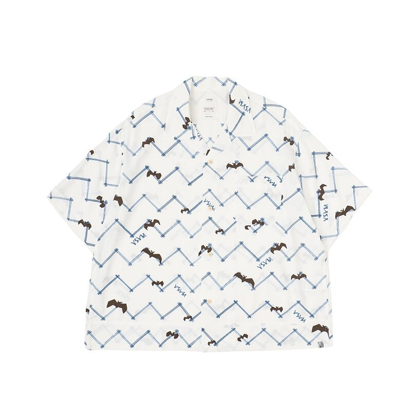 温酒 visvim 23SS COPA中村日系情侣休闲夏威夷蝙蝠短袖开衫衬衫