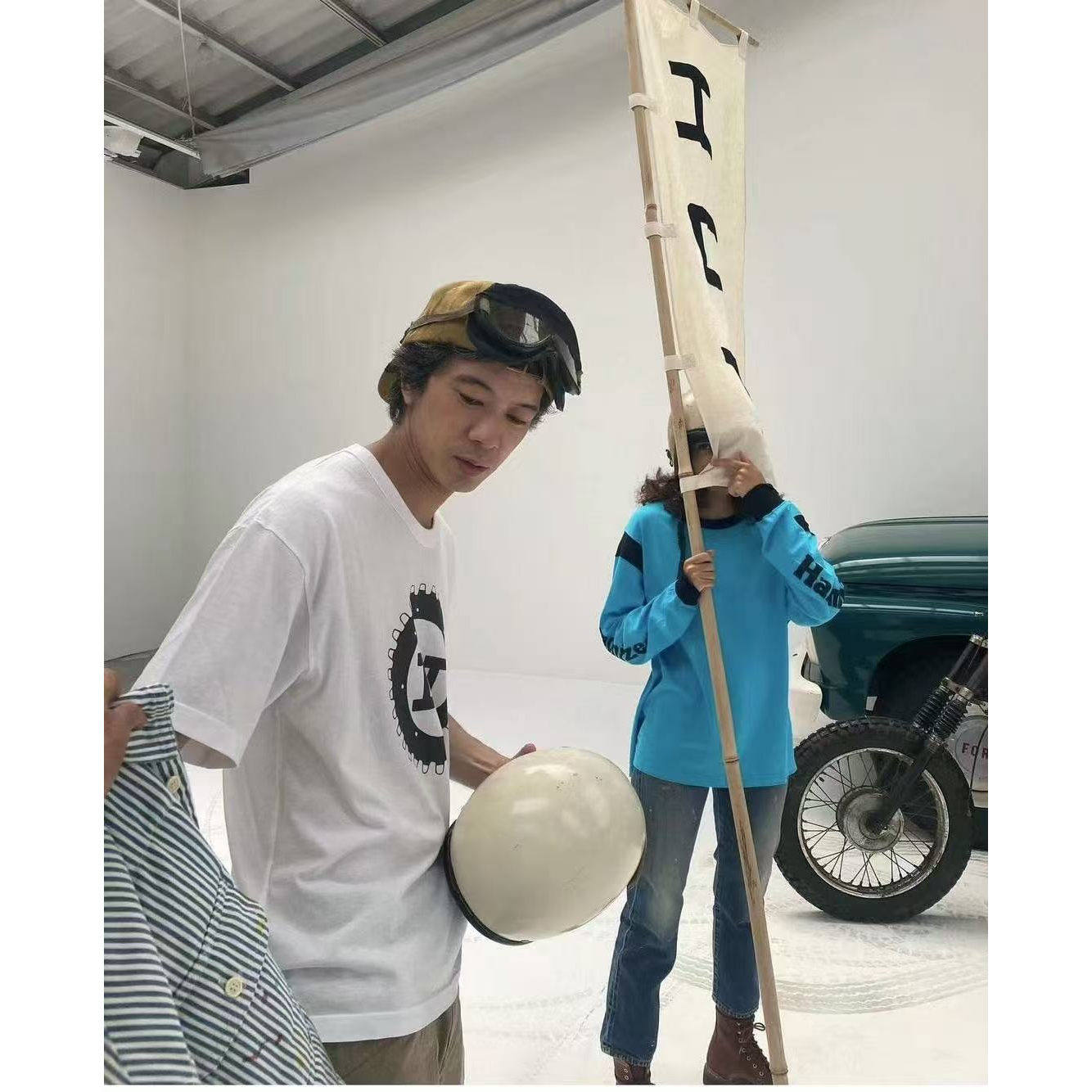 温酒VISVIM 26SS ICT JUMBO TEE S/S 中村潮做旧印花圆领短袖T恤