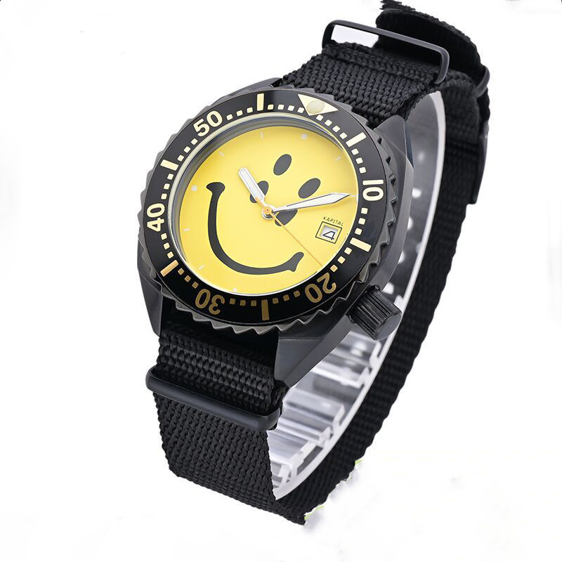 温酒 kapital  情侣男女四目笑脸日潮进口石英腕手表日本限定ins