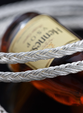 纯银单晶铜银混编fitear335 334 F111 ER4P er4xr ER4R加阻升级线