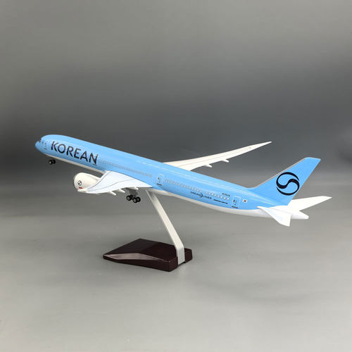 43cm韩国航空B787-10客机模型韩国787-10 新款静态模型B787摆件