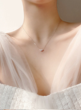 925纯银轻奢小众ins冷淡风锁骨链